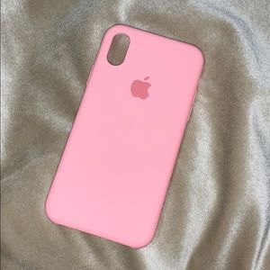 Pink Apple iPhone X/XS case